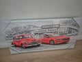 Holden evolution canvas print 60x30 cm panoramic print fj and zb