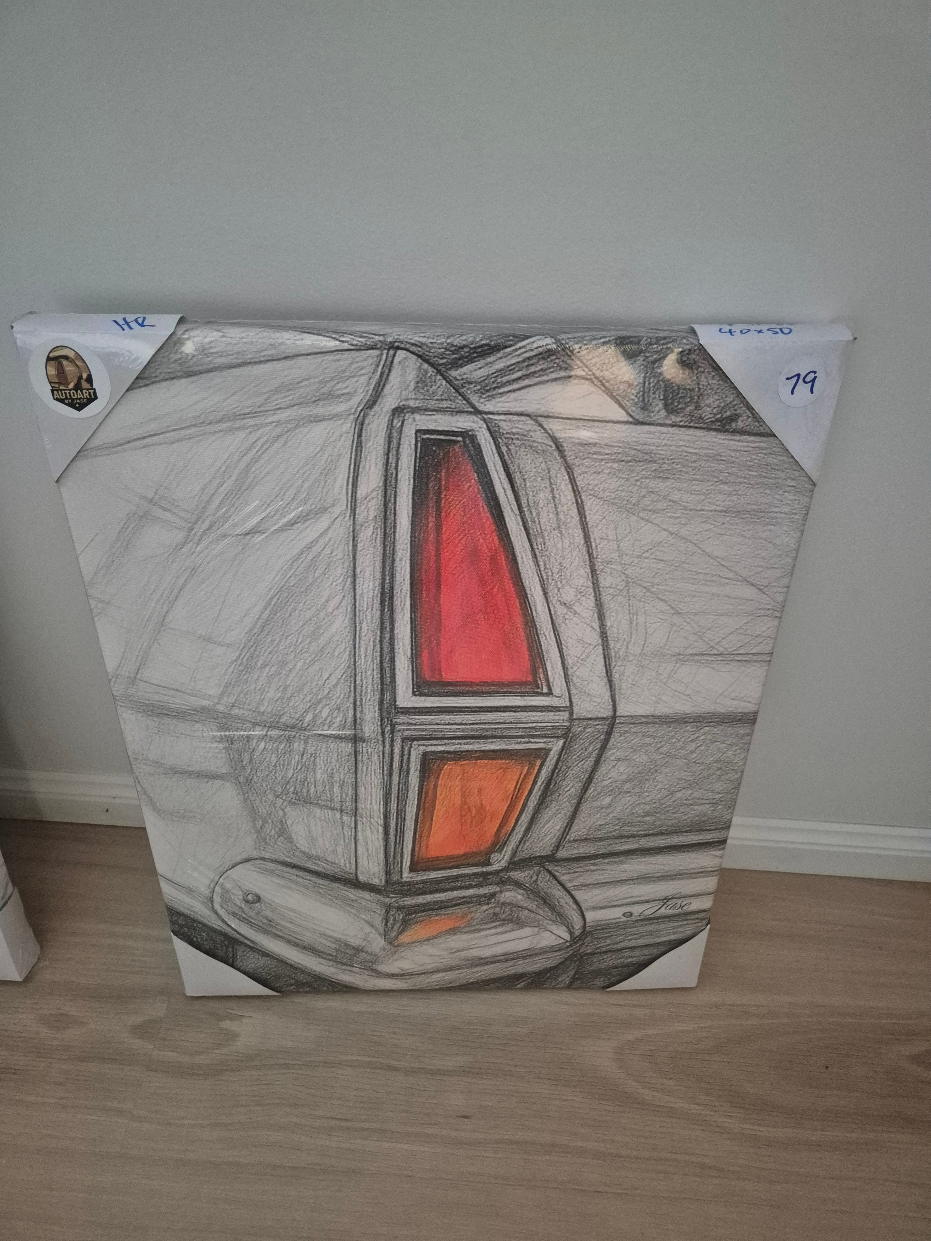 HR holden canvas print 40x50cm