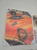 Blown 57 chevy canvas print 40x50cm
