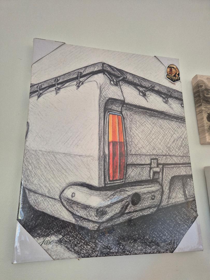 HT holden ute print 40x50cm ready to hang canvas