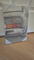 Valiant charger small canvas print 20x30cm