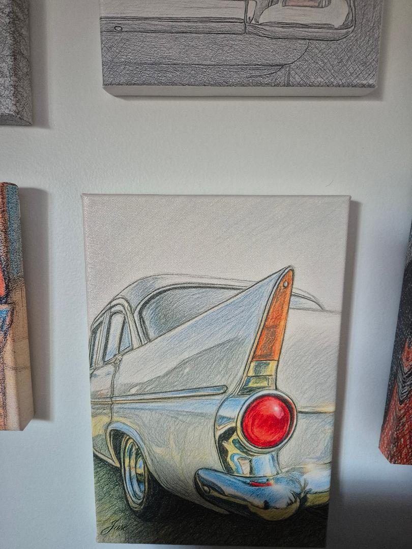 ek holden small canvas print 20x30cm